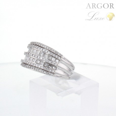 Bague Or blanc Diamants