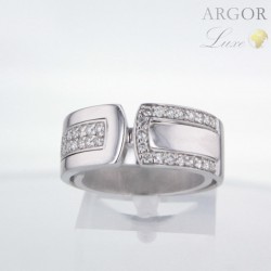 Bague Or blanc Diamants