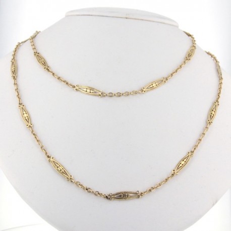 Collier sautoir Or jaune 18K