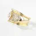 Bague Or Jaune 18k Diamant