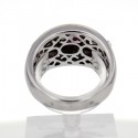 Bague Or blanc 18k Rubis et Diamants