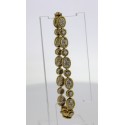 Bracelet Or jaune 18k pavages diamants