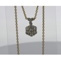 Pendentif Or jaune 18K diamants