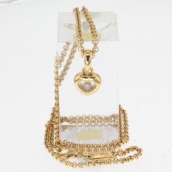 Collier Chopard coeur flottant